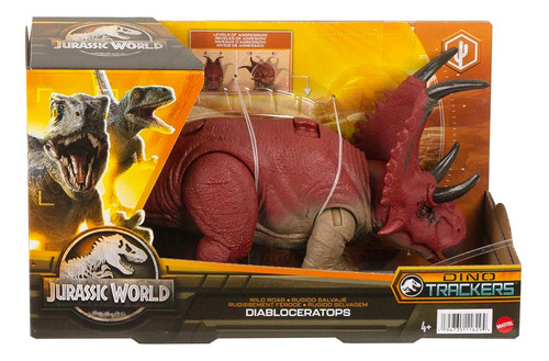 Jurassic World Dinosaurio Diabloceratops Mide 28 Cm Mattel