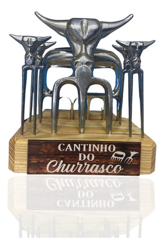 Cantinho Churrasco Personalizado Kit Rustico E Artesanal