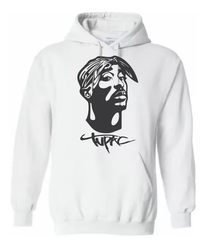 Sudadera Negra Infantil De Rostro Tupac Shakur 2pac