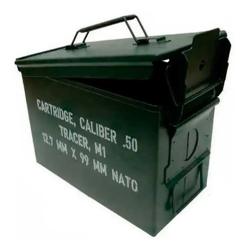 Caja Militar Metalica Hermética Multiuso Municiones Grande