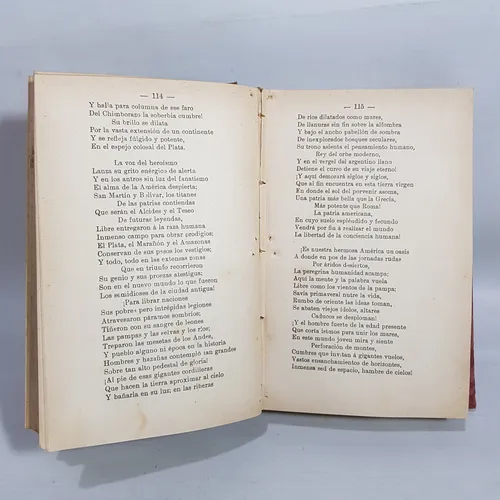 Antiguo Libro El Parnaso Argentino Poesía 1904 Mag 62741 (Usado)
