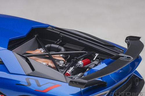 Lamborghini Aventador Svj Escala 1:18 Autoart 79174 Color Azul