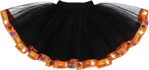 Baby Girls 1st Halloween Outfit Romper Pumpkin Ghost Tutu Sk