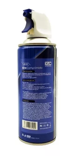 Aire Comprimido Aerosol 400 Ml Para Limpiar Pc X2