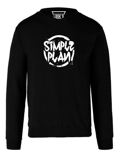  Sudadera Simple Plan Cuello Redondo