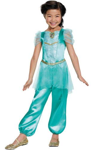 Disfraz Para Niña Princesa Jazmín Talla 3t-4t Halloween