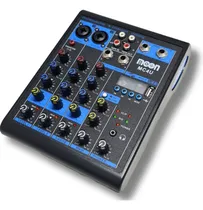 Comprar Mixer Moon 4 Canales Wireless Mp3 Usb Bt Reverb Phantom 48v