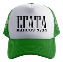 Comprar Efata Marcos 7:34 Gorra Cristiana Friki Tu Eres Verde Talle Único Regulable Efata Marcos 7 34