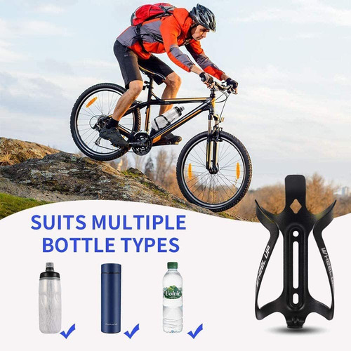 Dual Bike Bottle Cage, Bicycle Aluminum Alloy Water Bottle H