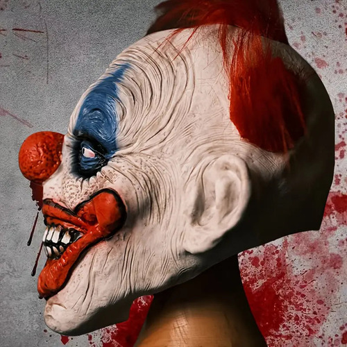 Broma Máscara De Payaso Funky Terror Hallowen Indigo72