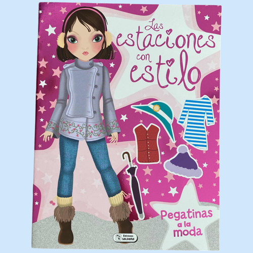 Libro Con Pegatinas, Las Estaciones Con Estilo, Vestir