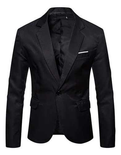 Chaqueta De Hombre W Traje Juvenil Slim Color Sólido 243 [u]