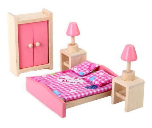 Serie De Dormitorio Muebles Para Casa Muñeca Juguete De