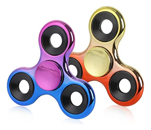 Fidget Spinner 2 Pack, Stress Reduction And Anxiety Rel...