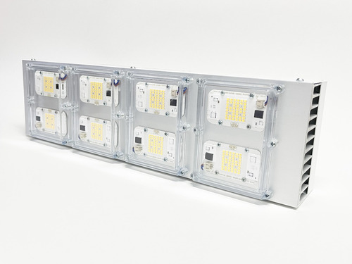 Panel Led Cultivo Evogrow 400w Reales Tecnologia Samsung Carcasa Blanco Luz 3500k + 660 Nm