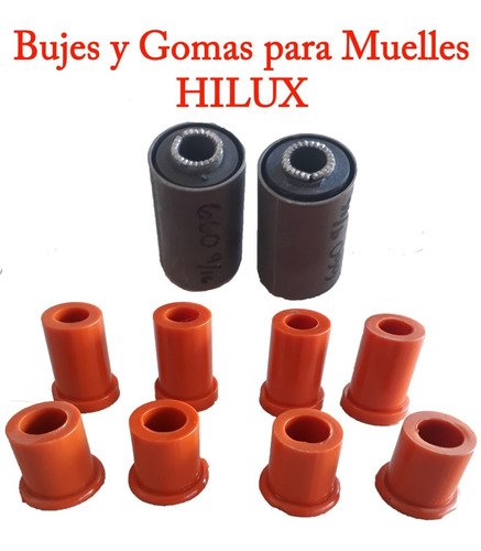 Bujes Y Gomas Para Muelle Toyota Hilux 2006-2019