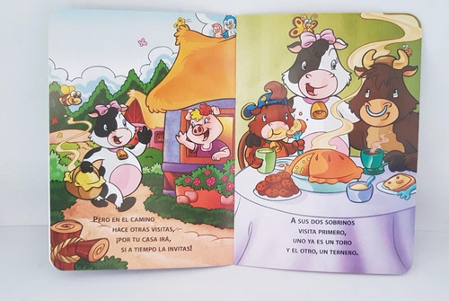 Imagen 3 de 3 de Libro Cuento Animales Alegres Pack X12