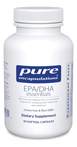 Epa/dha Esencial Pure Encapsulations 90 Softgel