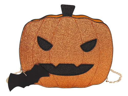 Bolso De Calabaza Para Halloween Con Cadena Para Colgar, Bol