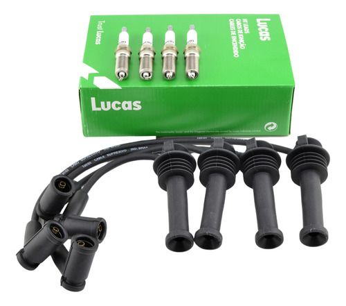 Kit Cable Y Bujias Ford Fiesta Focus Ecosport 1.6 16v Sigma