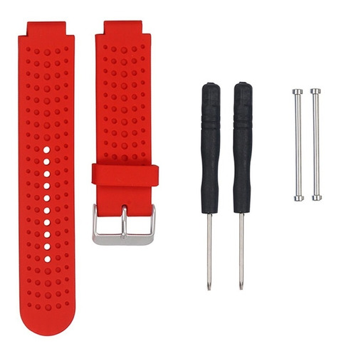 Pulseira Garmin Forerunner 220 235 620 735 Silicone Preta
