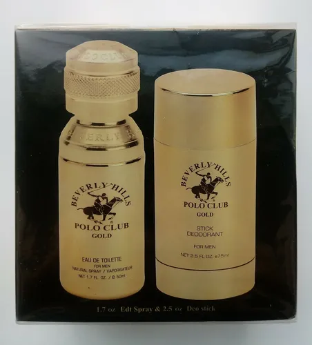 Perfume Beverly Hills Polo Club Gold. Eau De Toilette 50ml Frete