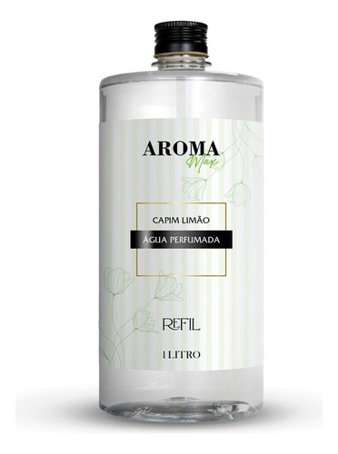 Agua Perfumada Aromatizante Roupas Capim Limão 1 Litro