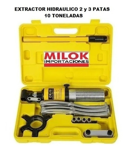 Extractor Hidráulico 2 Y 3 Patas 10 Toneladas Milok