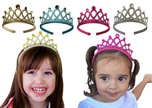 Princesa Tiara Crown Rhinestone Glitter Sparkle Antideslizan