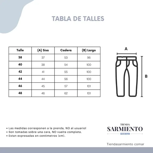 Pantalon Jogger De Jean Cargo - Hombre T 38/48