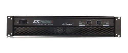 Amplificador Back-stage De Potencia 20000 Watts Full Color Negro