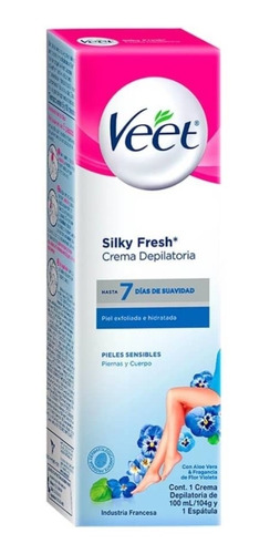 Crema Depilatoria Veet Corporal Piel Sensible 100 Ml