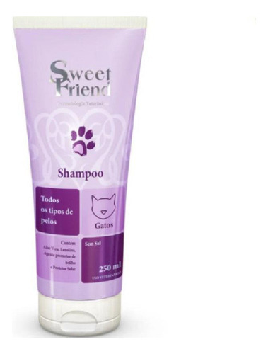 Shampoo Os Tipos De Pelos - Gatos - 250ml