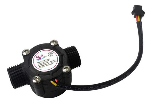 Sensor Hall Fluxo Vazão Água 1/2 - Arduino 30l/minuto
