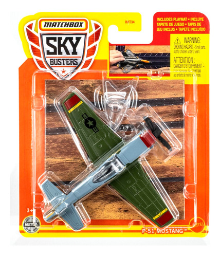 Matchbox - Sky Busters - P-51 Mustang - Gwk59 