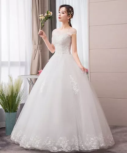 VESTIDO DE NOIVA PRINCESA COMPLETO COM VEU E SAIOTE VESTIDO NOIVA RODADO