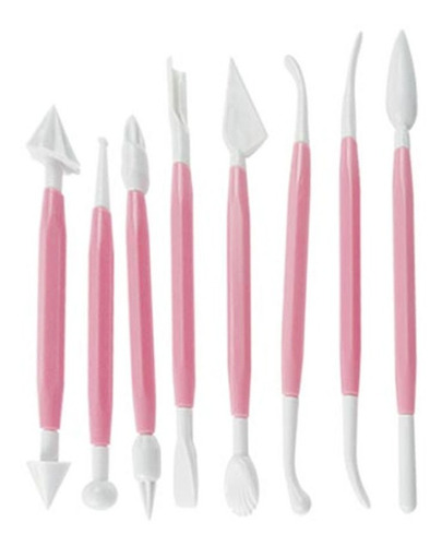 Herramientas Para Modelado De Fondant 8 Pzs