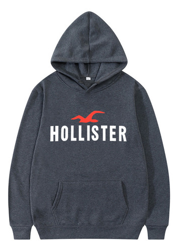 Sudadera Con Capucha Hollister Con Estampado Otoño/invierno