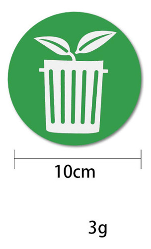 12 Uds. Pegatinas De Cubo De Basura, Pegatinas De