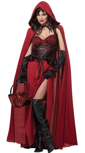 Disfraz De Caperucita Roja Malvada Para Mujer Talla: Xs