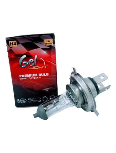 Bombillo H4 75/70w 24 Voltios Premium Gel Light Lafa Racing