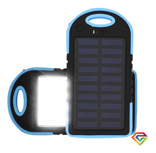 Bateria Externa Cargador Portatil Solar Con Luz