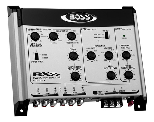 Boss Audio Sistemas Bx55 2 3 Vías Pre-amplificador Coche Ele