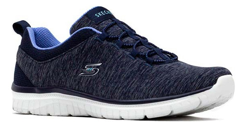 Tenis Skechers Azul Para Mujer