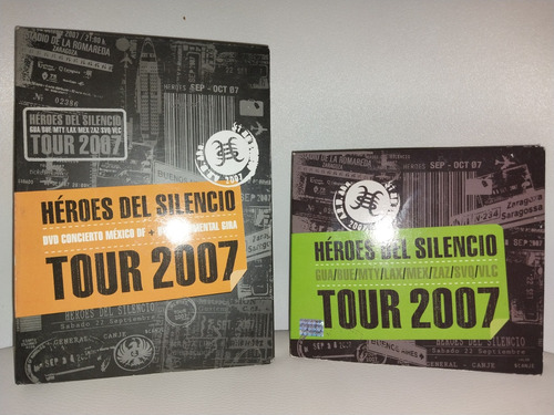 Héroes Del Silencio Cd Dvd Tour 2007 4 Discos Como Nuevos