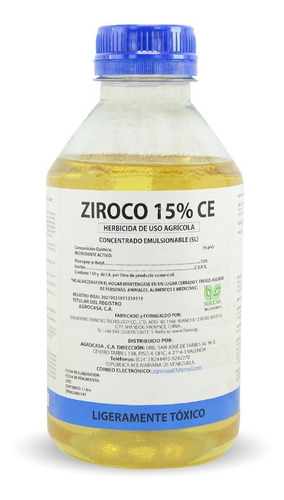 Imagen 1 de 1 de Ziroco Herbicida De Uso Agricola X 1 Litro Agrocasa