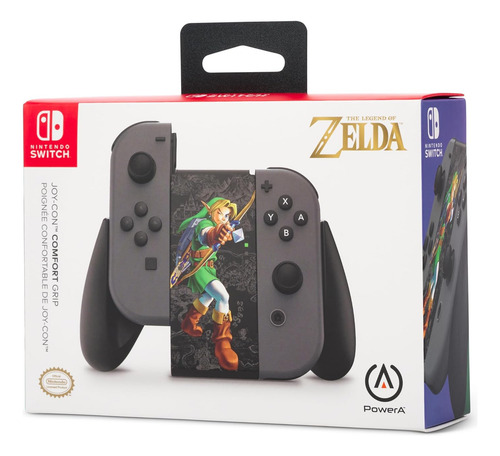 Powera Joy-con Comfort Grip For Nintendo Switch Hyrule Pro Negro
