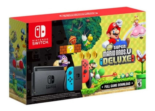 Nintendo Switch 2019 +super Mario Bros Deluxe+vidrio Easybuy