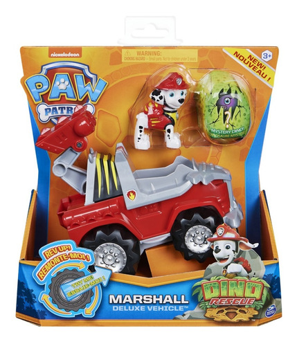 Paw Patrol Dino Rescue Marshall Deluxe Vehicle