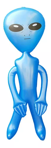 Alien Inflable, Figuras Inflables Globo Alienígena, Azul L